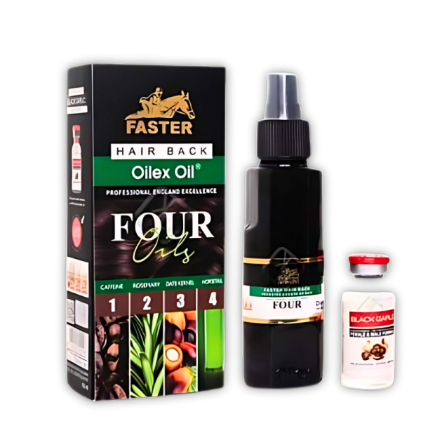 faster four oilex hair back