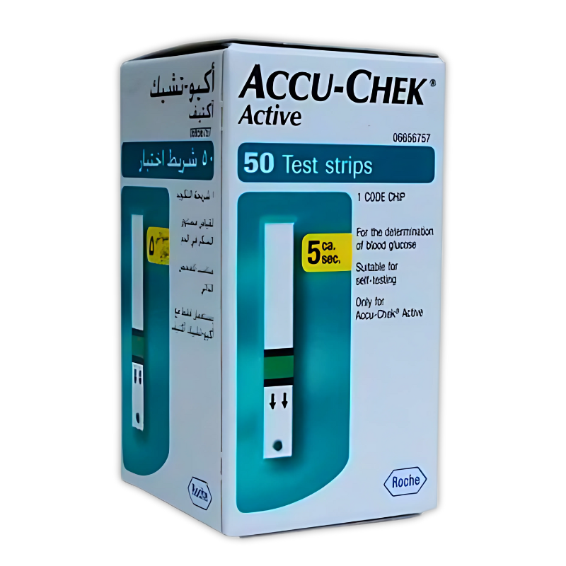 شرائط قياس السكر اكيو تشيك انستانت Accu-Chek-Instant علبة 50 شريط