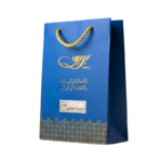 شنطة هدية باسم مخصص من بريق كتابة اسم على شنطة هدية فاخرة personalized gift bag bariq custom name luxury gift bag شنطة عطور بريق باسم شخص هدية مميزة باسم المهدى إليه